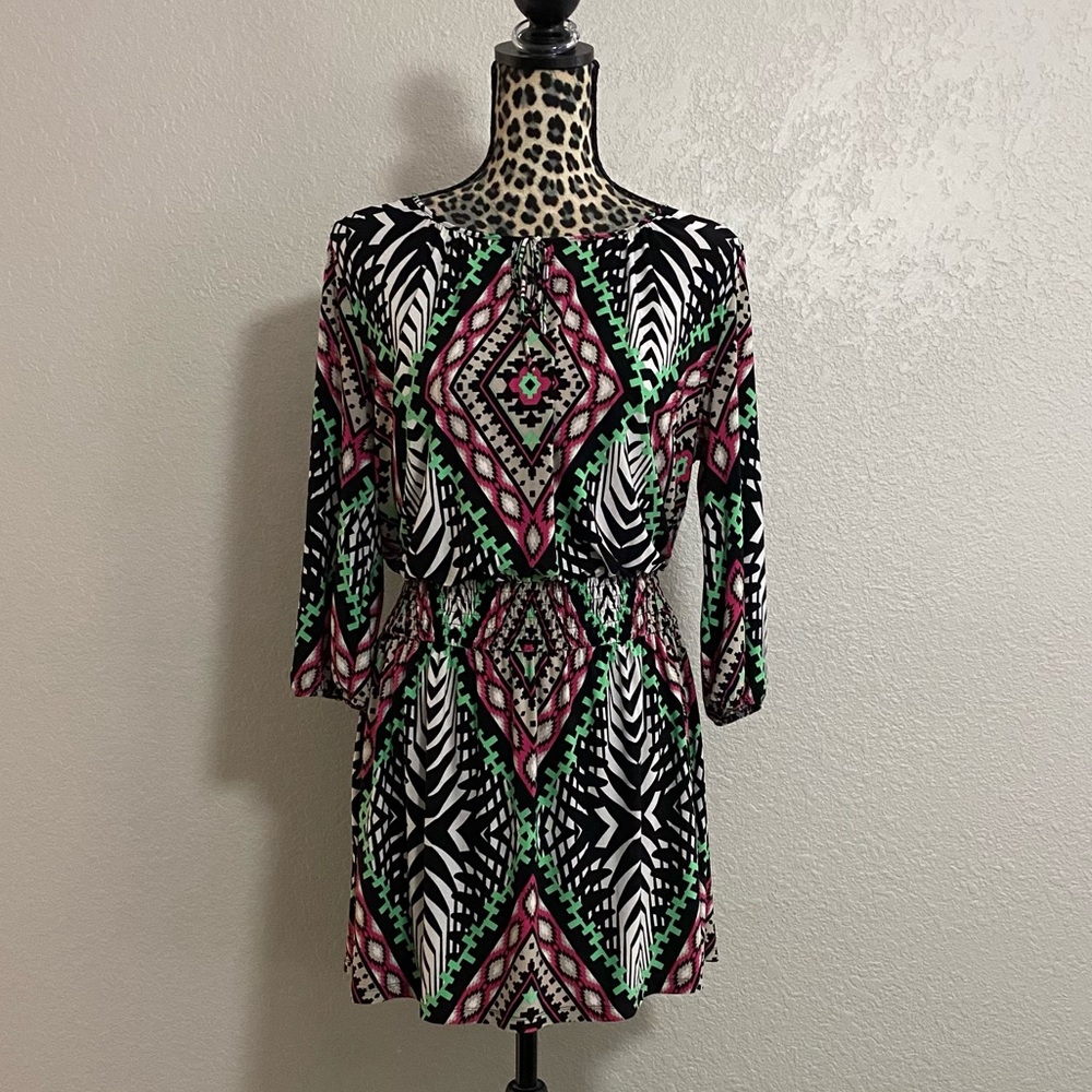 I.N.C. Petite Boho Print Dress - Size PL
